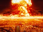 nuclear explosion near a city